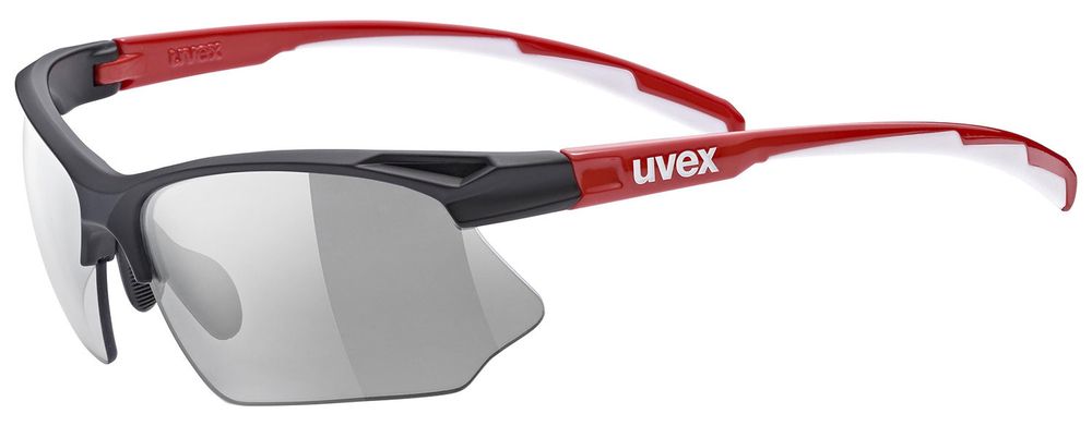 Uvex okuliare 2023 SPORTSTYLE 802 V BLK RED WHI/SMOKE